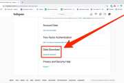 How to download your Instagram data