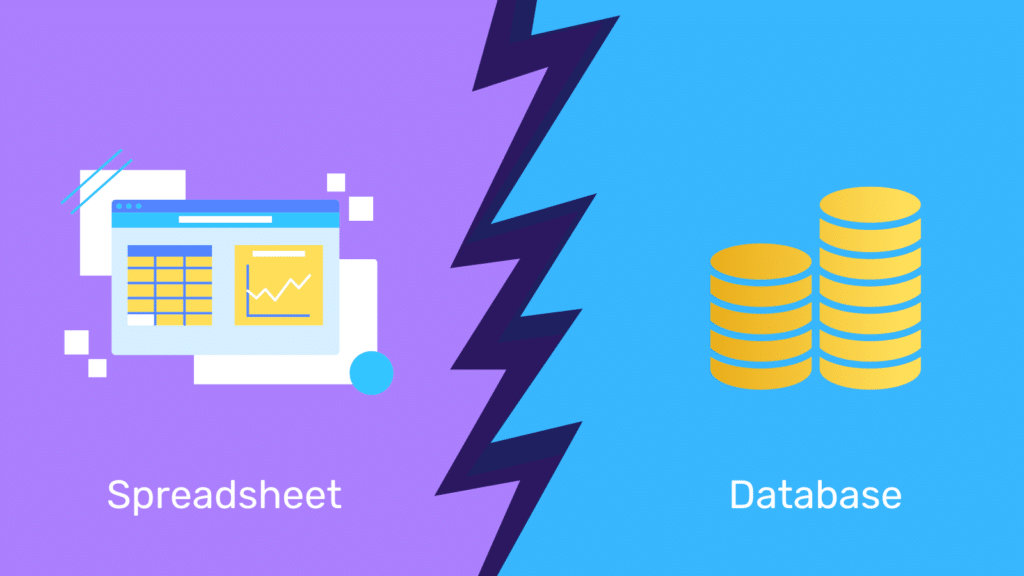 Spreadsheets, Databases